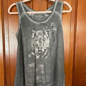 Jessica Simpson Graphic Tank